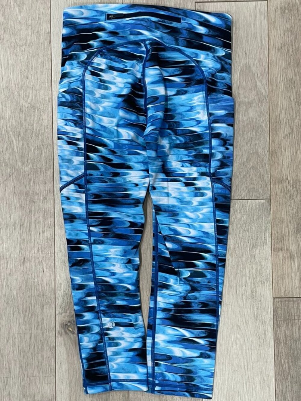 Lululemon Speed Up Crop 21" Tidal Multi Size 4 W6AO8S - Picture 6 of 16